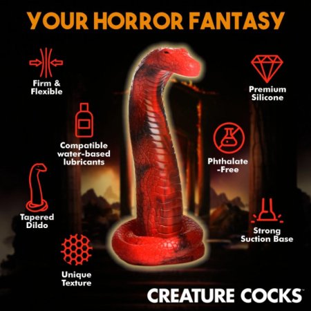(image for) King Cobra Silicone Dildo *