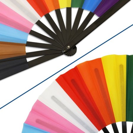 (image for) Progress Pride X-Large Hand Fan