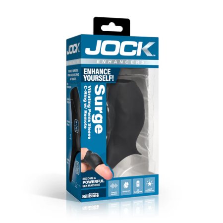 (image for) Surge Vibrating Penis Sleeve C-Ring w/ remote