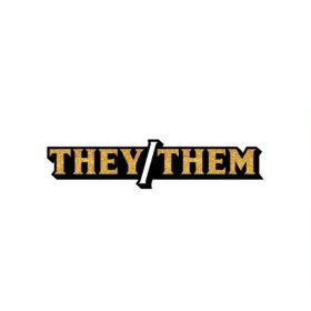 Enamel Pin: Pronoun They/Them Enamel Pin: Pronoun They/Them