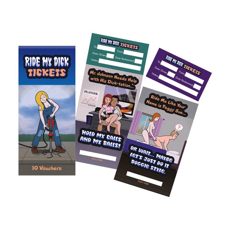 (image for) Ride My Dick Coupons - 10 tickets