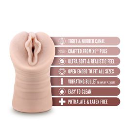 EnLust Destini Vibrating Stroker -Beige EnLust Destini Vibrating Stroker -Beige