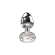 (image for) Adam & Eve Clear Gem Anal Plug Small