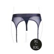 (image for) Vibrating Strap-on Thong w Garters XL/2X