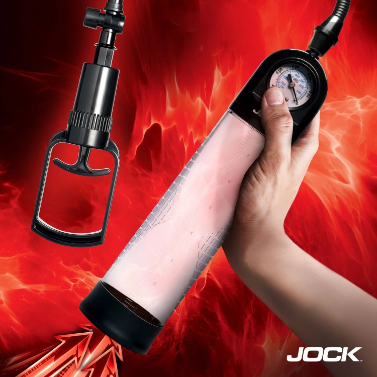 (image for) Pump Up Gauge Penis Pump with Pull Handle