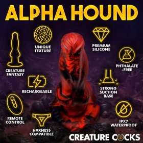 Hell Wolf Thrusting & Vibrating Silicone Hell Wolf Thrusting & Vibrating Silicone