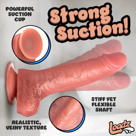 (image for) JOCK Thrusting, Vibrating, & Squirting Dildo w/ remote