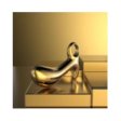 (image for) Stainless Gold Plated Prostate Massager