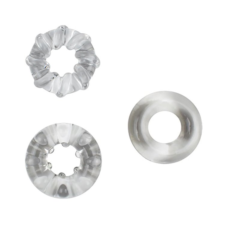 (image for) Adore U Höm - Medium Cockring Set - Clear