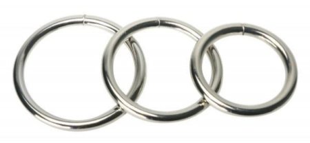 (image for) MS Trine Steel Ring Set