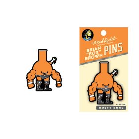 Enamel Pin: Dusty Bong Enamel Pin: Dusty Bong