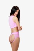 (image for) Womens Small - JockVStrap Sheer Briefs - Taffy