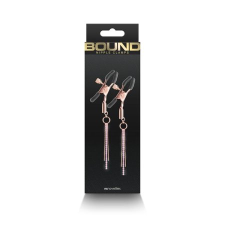 (image for) Bound Nipple Clamps - D3 - Rose Gold