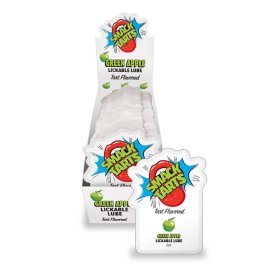 SMACK Tarts - Lickable Flavored Lubricant - Green Apple 3ML Pouch Display of 36 ?
