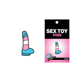 Enamel Pin: Trans Dildo Enamel Pin: Trans Dildo