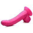 (image for) POP 7.5" Dildo with Balls - Pink