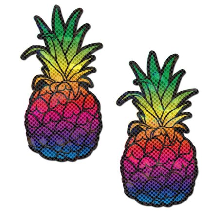 (image for) Rainbow Pineapple Sparkling Pasties
