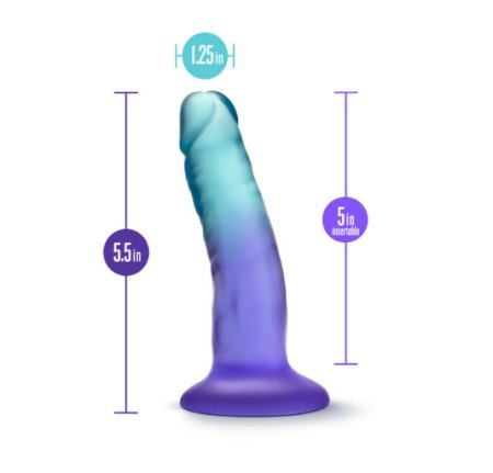 (image for) B Yours Morning Dew - 5" Dildo Sapphire