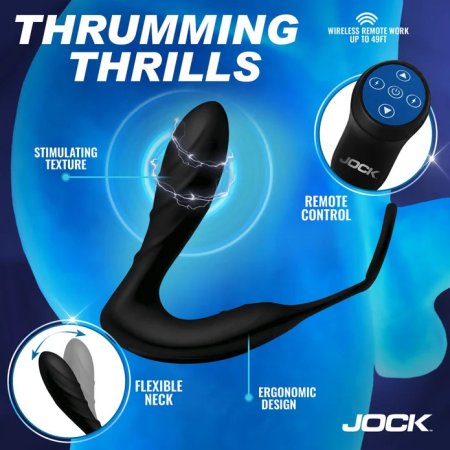 (image for) Shockwave E-Stim Anal Plug w/ C-Ring and remote