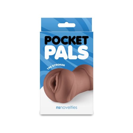 (image for) Pocket Pals - Vagina Stroker - Brown