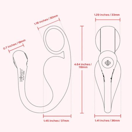 (image for) Vibrosa App-Controlled Pressure Sensing Dual-Ball Egg Vibrator