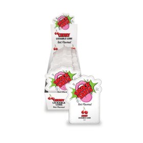 SMACK Tarts - Lickable Flavored Lubricant - Cherry 3ML Pouch Display of 36 ?