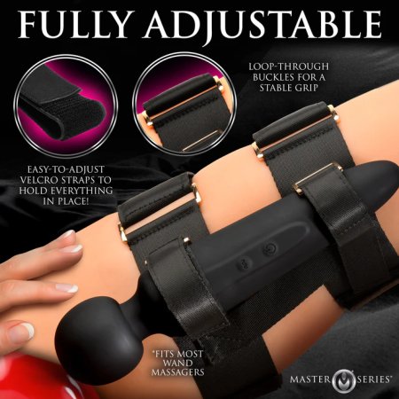 (image for) Thunderstick Thigh Strap Vibrating Wand w/ remote