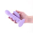 (image for) Colours - Ribbed - 6" Vibrating - Purple