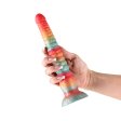 (image for) Colours - Stacked - 9" Dildo - Red/Gold
