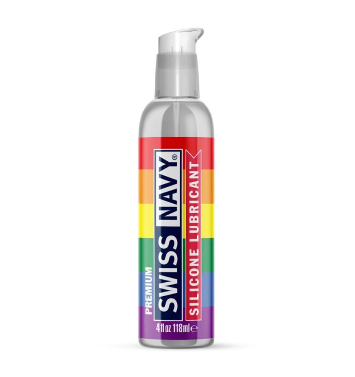 (image for) Swiss Navy Premium Silicone 4oz Pride
