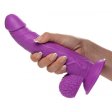 (image for) POP 7.5" Dildo with Balls - Purple