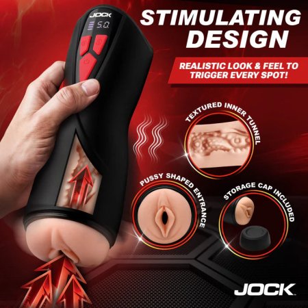 (image for) JOCK Advanced Banger! Sucking & Vibrating Pussy Masturbator