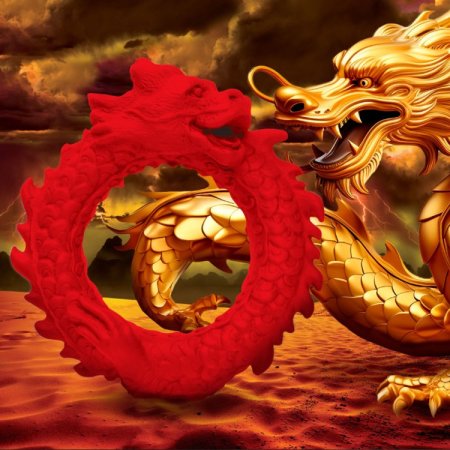 (image for) Rise Of The Dragon Silicone Cock Ring