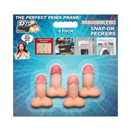 (image for) Magnetic Snap-On Peckers - 4 pk