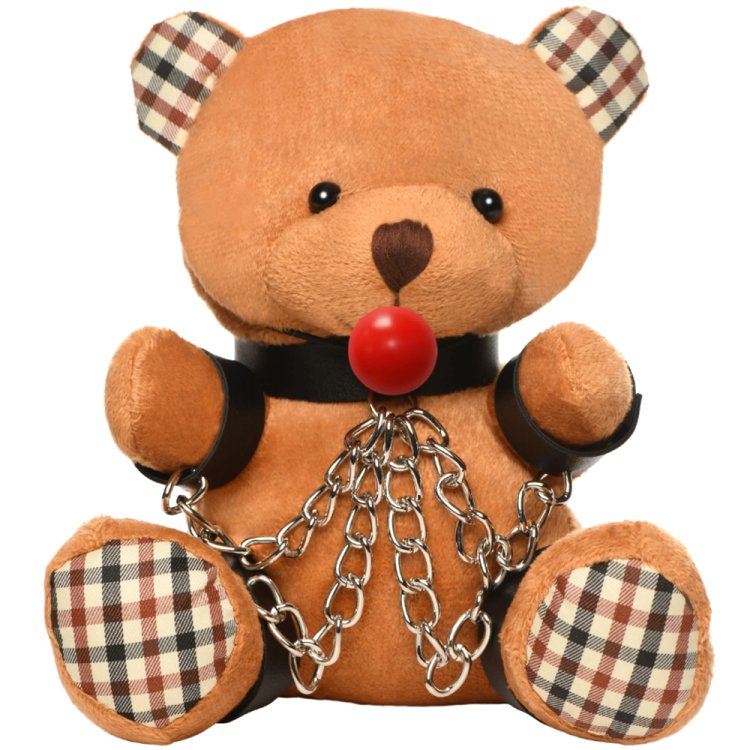 (image for) Gagged Bondage Teddy Bear Plush