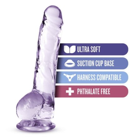(image for) Naturally Yours - 8" Crystalline Dildo