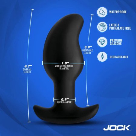 (image for) Volt E-Stim Curved Prostate Plug w remote