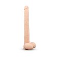 (image for) BONE - 17" DEEP-INSERT DILDO WITH REALISTIC BALLS AND SUCTION CUP
