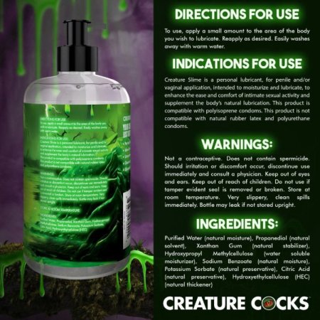 (image for) Creature Slime Water-Based Lube 16oz