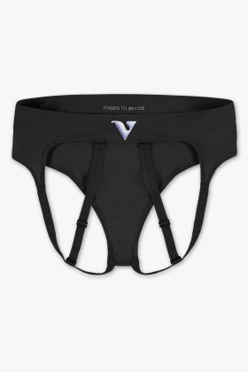 Womens Small - JockVStrap Sheer Briefs - Black