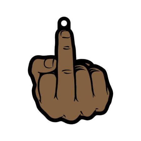 (image for) Middle Finger Brown Air Freshner
