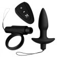 (image for) R/C Cock Ring & Anal Plug Set *