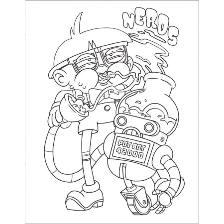 (image for) Who Smokes Weed Colouring Book