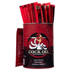 Collector’s Edition Cock Oil Branded Drum – With 25 Foil Packets Collector’s Edition Cock Oil Branded Drum – With 25 Foil Packets