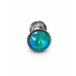 (image for) Metal CRZ plug - Small - AQUA OPAL