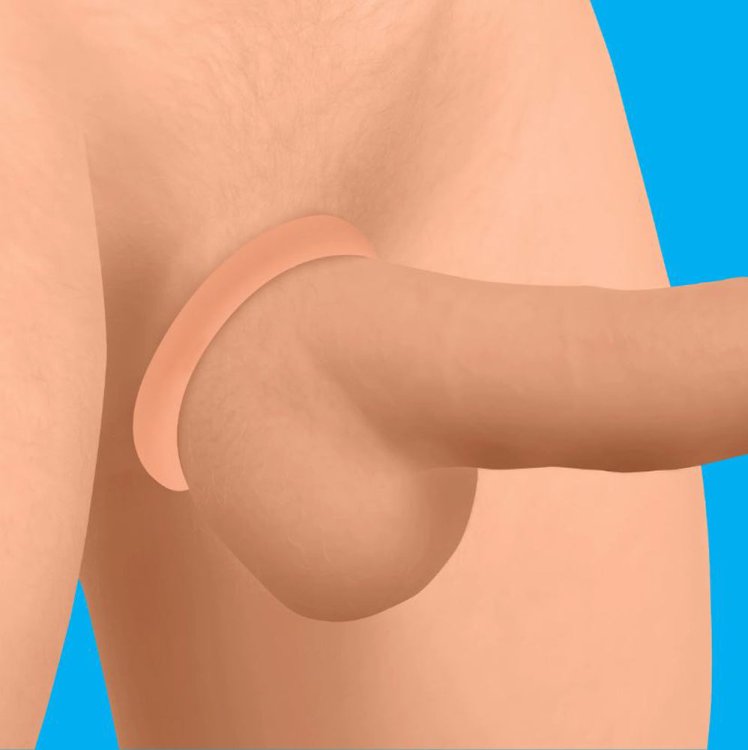 (image for) JOCK Discrete Silicone CockRing Set Tan