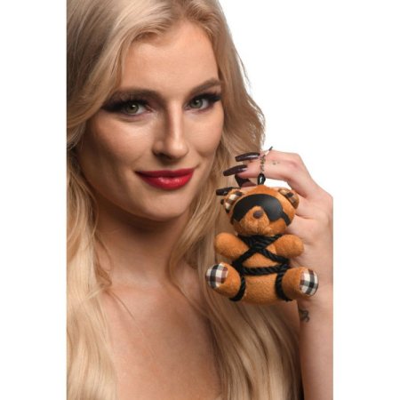 (image for) Rope Bondage Teddy Bear Keychain