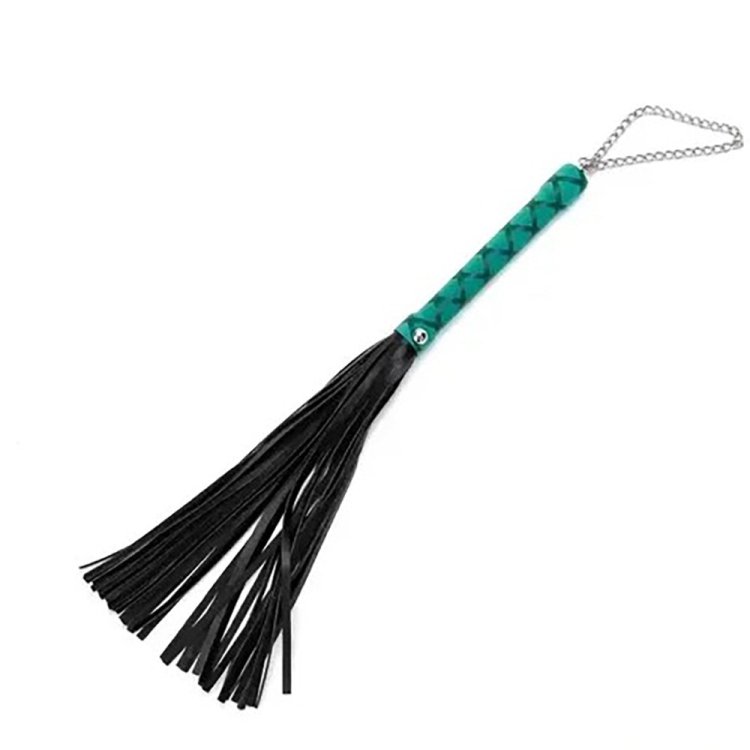 (image for) Green with Black Flogger 16\"