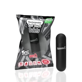 Screaming O Soft Touch Rechargeable Bullets - Black