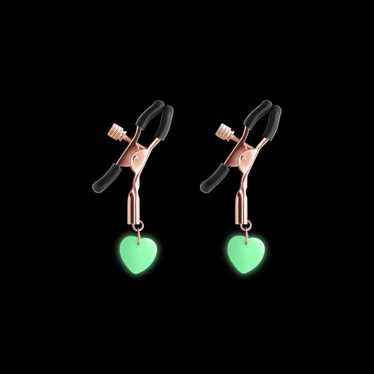 (image for) Bound Nipple Clamps - G3 Rose Gold GID